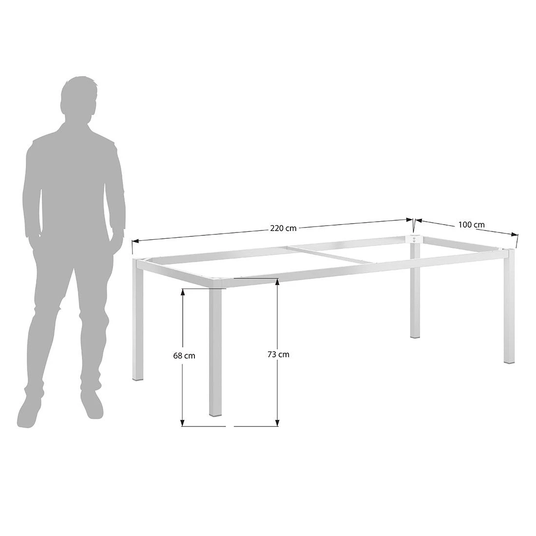 OUTLIV. Gartentisch 220x100cm Aluminium/Dekton Anthrazit/Bromo OUTLIV. Gartentisch 220x100cm Aluminium/Dekton Anthrazit/Bromo -Outliv outliv gartentisch 220x100cm aluminium dekton 1482770 8
