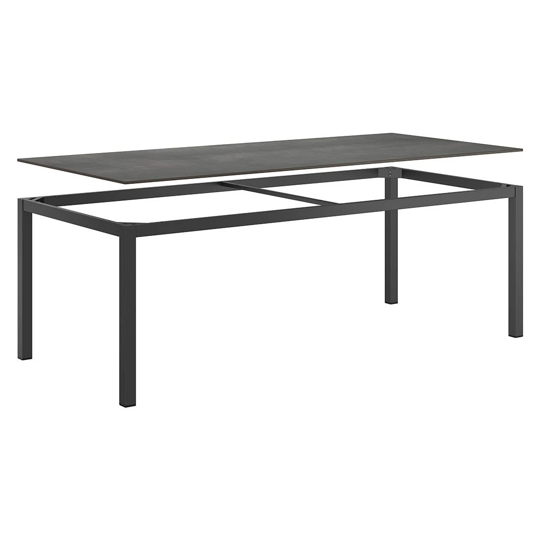 OUTLIV. Gartentisch 220x100cm Aluminium/HPL Anthrazit/Zement Dunkel OUTLIV. Gartentisch 220x100cm Aluminium/HPL Anthrazit/Zement Dunkel -Outliv outliv gartentisch 220x100cm aluminium hpl 1372176 4