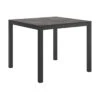 OUTLIV. Gartentisch 90x90 Cm Aluminium/Keramik-Glas Anthrazit/Dark Grey