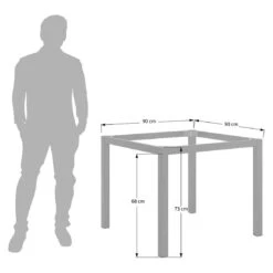 OUTLIV. Gartentisch 90x90 Cm Aluminium/Keramik-Glas Anthrazit/Dark Grey 10 OUTLIV. Gartentisch 90x90 Cm Aluminium/Keramik-Glas Anthrazit/Dark Grey -Outliv outliv gartentisch 90x90 cm aluminium keramik glas 1426769 11