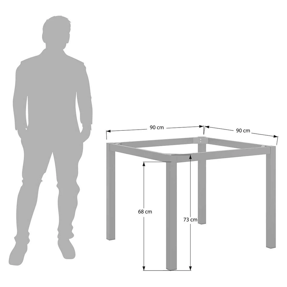 OUTLIV. Gartentisch 90x90 cm Aluminium/Keramik-Glas Anthrazit/Dark Grey OUTLIV. Gartentisch 90x90 Cm Aluminium/Keramik-Glas Anthrazit/Dark Grey -Outliv outliv gartentisch 90x90 cm aluminium keramik glas 1426769 11