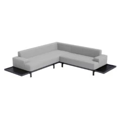 OUTLIV. By Detlef Steves Glamour Ecklounge 3-tlg. Aluminium/Sunbrella Schwarz/Flanelle 3 OUTLIV. By Detlef Steves Glamour Ecklounge 3-tlg. Aluminium/Sunbrella Schwarz/Flanelle -Outliv outliv glamour loungeecke 3 tlg aluminium sunbrella 1379865 4