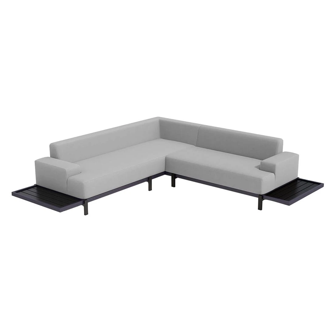 OUTLIV. by Detlef Steves Glamour Ecklounge 3-tlg. Aluminium/Sunbrella Schwarz/Flanelle OUTLIV. By Detlef Steves Glamour Ecklounge 3-tlg. Aluminium/Sunbrella Schwarz/Flanelle -Outliv outliv glamour loungeecke 3 tlg aluminium sunbrella 1379865 4