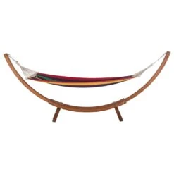 OUTLIV. Hängematte Mit Holzgestell Aus Lärche Natur/Bunt -Outliv outliv haengematte mit holzgestell aus akazie 1429475 3