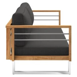 OUTLIV. Hawaii Gartensofa Edelstahl/Teak/Polster Dunkelgrau 4 OUTLIV. Hawaii Gartensofa Edelstahl/Teak/Polster Dunkelgrau -Outliv outliv hawaii 3 sitzersofa edelstahl teak polster dunkelgrau 1226206 5