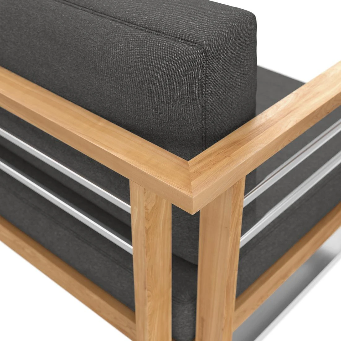 OUTLIV. Hawaii Gartensofa Edelstahl/Teak/Polster Dunkelgrau OUTLIV. Hawaii Gartensofa Edelstahl/Teak/Polster Dunkelgrau -Outliv outliv hawaii 3 sitzersofa edelstahl teak polster dunkelgrau 1226206 7