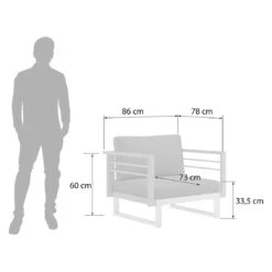 OUTLIV. Hawaii Loungesessel Edelstahl/Teak/Polster Dunkelgrau -Outliv outliv hawaii loungesessel edelstahl teak polster dunkelgrau 1226173 3