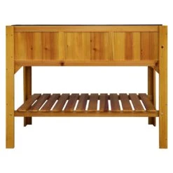 OUTLIV. Hochbeet Mit Ablage Tanne Braun 2 OUTLIV. Hochbeet Mit Ablage Tanne Braun -Outliv outliv hochbeet mit ablage tannenholz 1340474 3