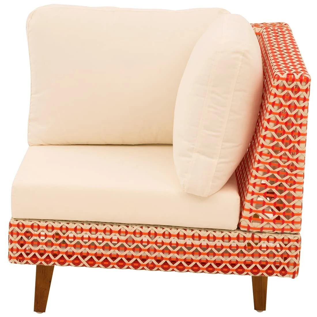 OUTLIV. Jamaika Eck-/Endmodul Aluminium/Geflecht Orange-Rot-Weiß/Weiß OUTLIV. Jamaika Eck-/Endmodul Aluminium/Geflecht Orange-Rot-Weiß/Weiß -Outliv outliv jamaika eckmodul aluminium geflecht orange rot weiss weiss 990916 3