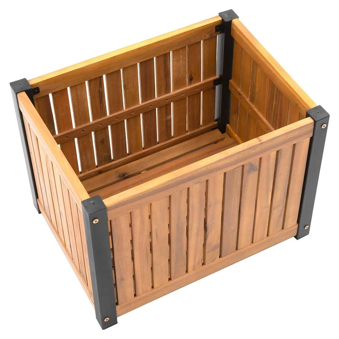 OUTLIV. Bern Gartenbox 60x45cm Stahl/Akazie Schwarz/Natur OUTLIV. Bern Gartenbox 60x45cm Stahl/Akazie Schwarz/Natur -Outliv outliv ko tao kissenbox 60x45cm akazie 1343092 5