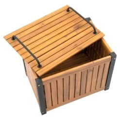 OUTLIV. Bern Gartenbox 60x45cm Stahl/Akazie Schwarz/Natur 5 OUTLIV. Bern Gartenbox 60x45cm Stahl/Akazie Schwarz/Natur -Outliv outliv ko tao kissenbox 60x45cm akazie 1343092 6