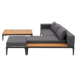OUTLIV. Bern Ecklounge Aluminium/Olefin Schwarz/Grau 4 OUTLIV. Bern Ecklounge Aluminium/Olefin Schwarz/Grau -Outliv outliv ko tao loungeecke aluminium olefin 1342960 5