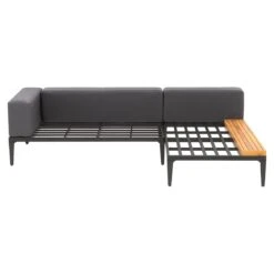 OUTLIV. Bern Ecklounge Aluminium/Olefin Schwarz/Grau 6 OUTLIV. Bern Ecklounge Aluminium/Olefin Schwarz/Grau -Outliv outliv ko tao loungeecke aluminium olefin 1342960 7