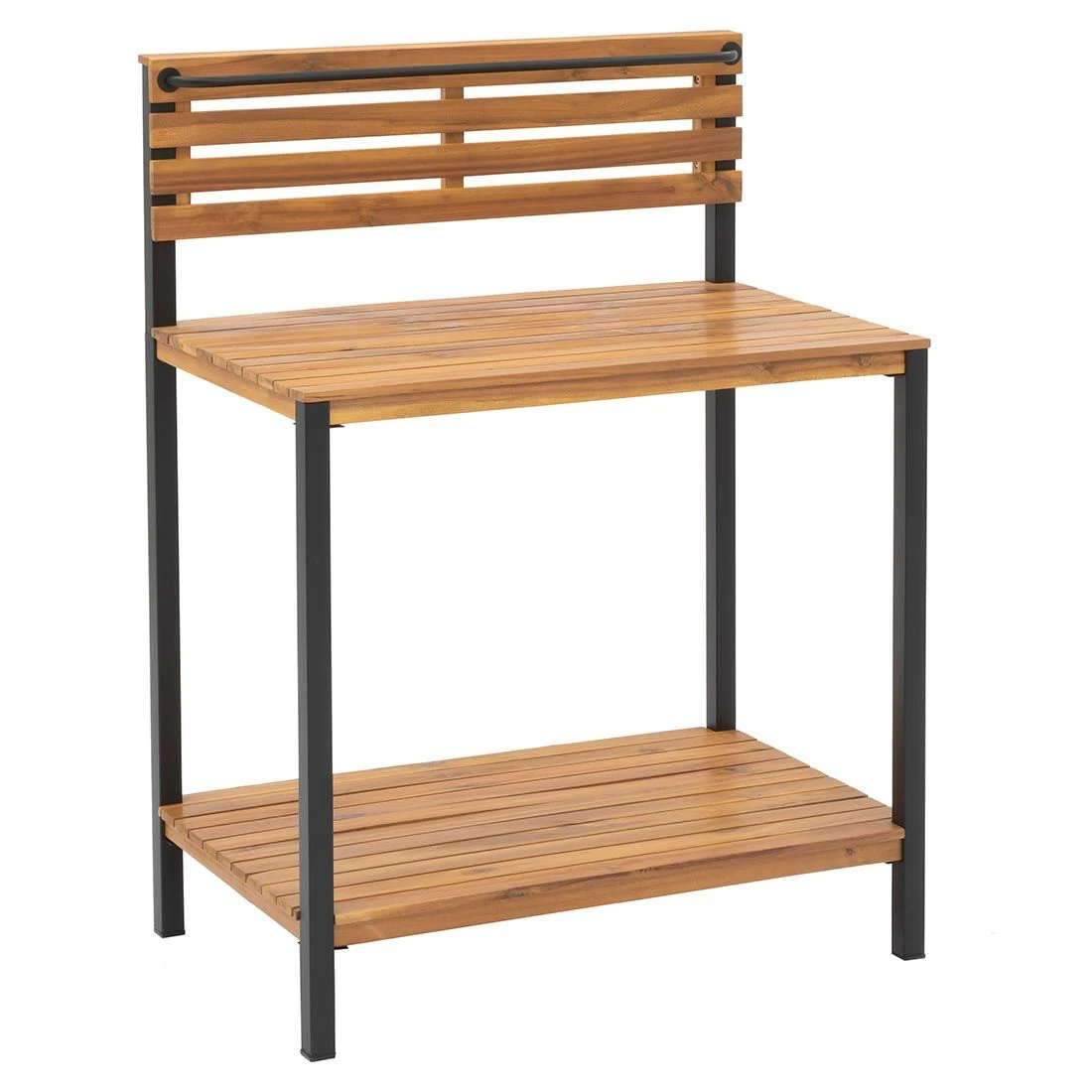 OUTLIV. Bern Pflanztisch 80x50x110cm Stahl/Akazie Schwarz/Natur OUTLIV. Bern Pflanztisch 80x50x110cm Stahl/Akazie Schwarz/Natur -Outliv outliv ko tao pflanztisch 80x50x110cm stahl akazie 1343125 1