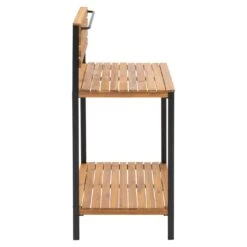 OUTLIV. Bern Pflanztisch 80x50x110cm Stahl/Akazie Schwarz/Natur 2 OUTLIV. Bern Pflanztisch 80x50x110cm Stahl/Akazie Schwarz/Natur -Outliv outliv ko tao pflanztisch 80x50x110cm stahl akazie 1343125 3