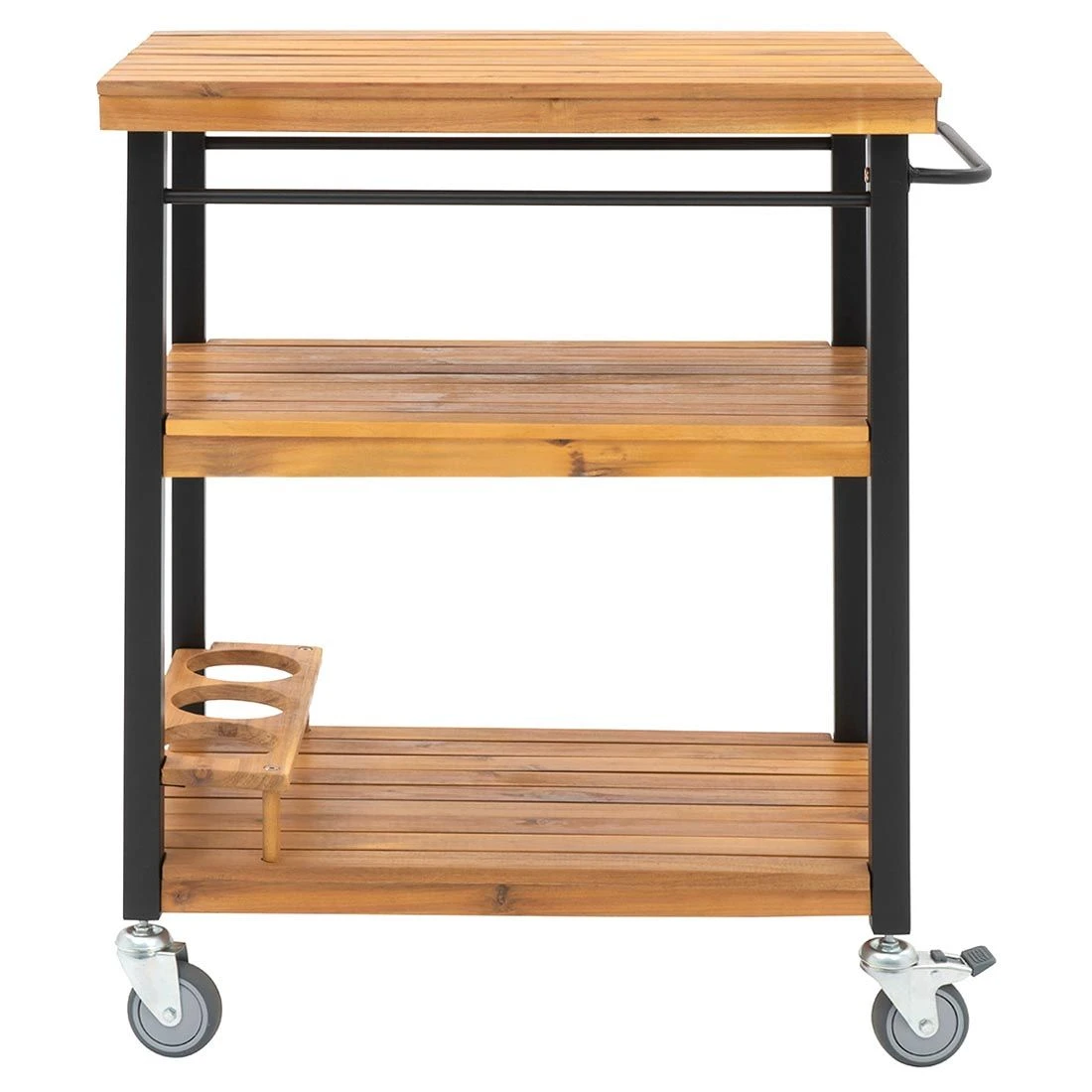 OUTLIV. Bern Servierwagen 66x43x80cm Stahl/Akazie Schwarz/Natur OUTLIV. Bern Servierwagen 66x43x80cm Stahl/Akazie Schwarz/Natur -Outliv outliv ko tao servierwagen 66x43x80cm stahl akazie 1343136 2