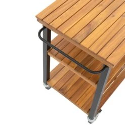 OUTLIV. Bern Servierwagen 66x43x80cm Stahl/Akazie Schwarz/Natur 7 OUTLIV. Bern Servierwagen 66x43x80cm Stahl/Akazie Schwarz/Natur -Outliv outliv ko tao servierwagen 66x43x80cm stahl akazie 1343136 8