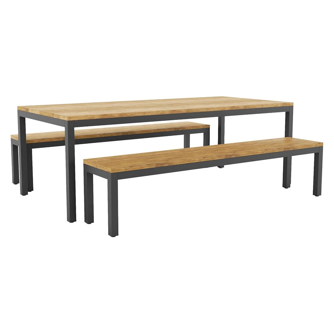 OUTLIV. Kobe Gartenmöbel-Set 3-tlg. Tisch 220x100cm Anthrazit/Natur OUTLIV. Kobe Gartenmöbel-Set 3-tlg. Tisch 220x100cm Anthrazit/Natur -Outliv outliv kobe gartenmoebel set 3 tlg tisch 220x100cm 1495849 2