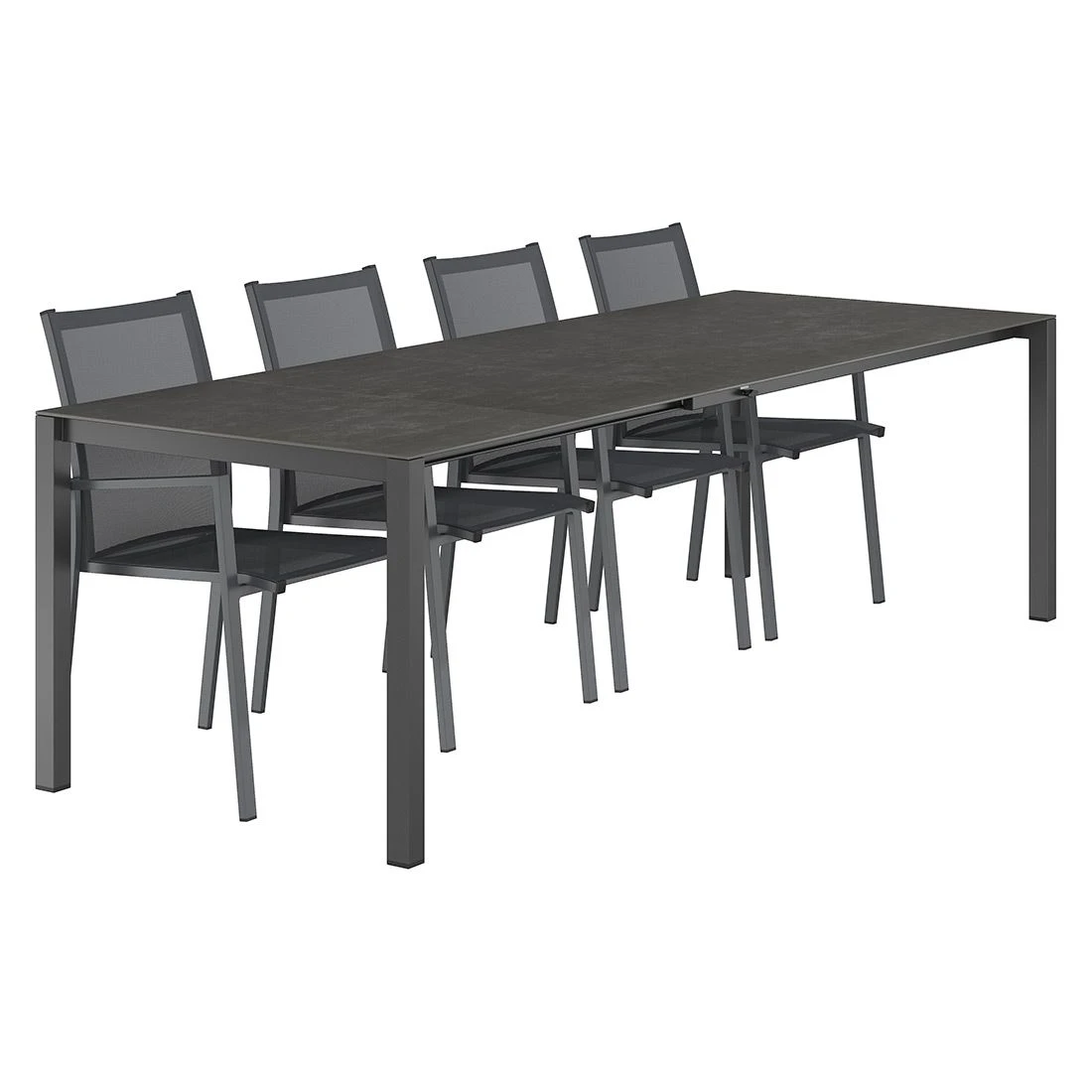 OUTLIV. Kobe Gartenmöbel-Set 5-tlg. Tisch 160/217/267x91cm Anthrazit/Dark Grey OUTLIV. Kobe Gartenmöbel-Set 5-tlg. Tisch 160/217/267x91cm Anthrazit/Dark Grey -Outliv outliv kobe gartenmoebel set 5 tlg tisch 160 217 267x91cm 1495101 2