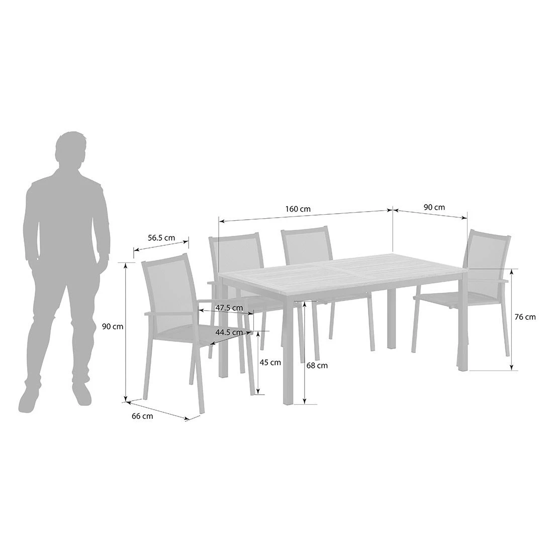 OUTLIV. Kobe Gartenmöbel-Set 5-tlg. Tisch 160x90cm Anthrazit/Natur OUTLIV. Kobe Gartenmöbel-Set 5-tlg. Tisch 160x90cm Anthrazit/Natur -Outliv outliv kobe gartenmoebel set 5 tlg tisch 160x90cm 1495079 11