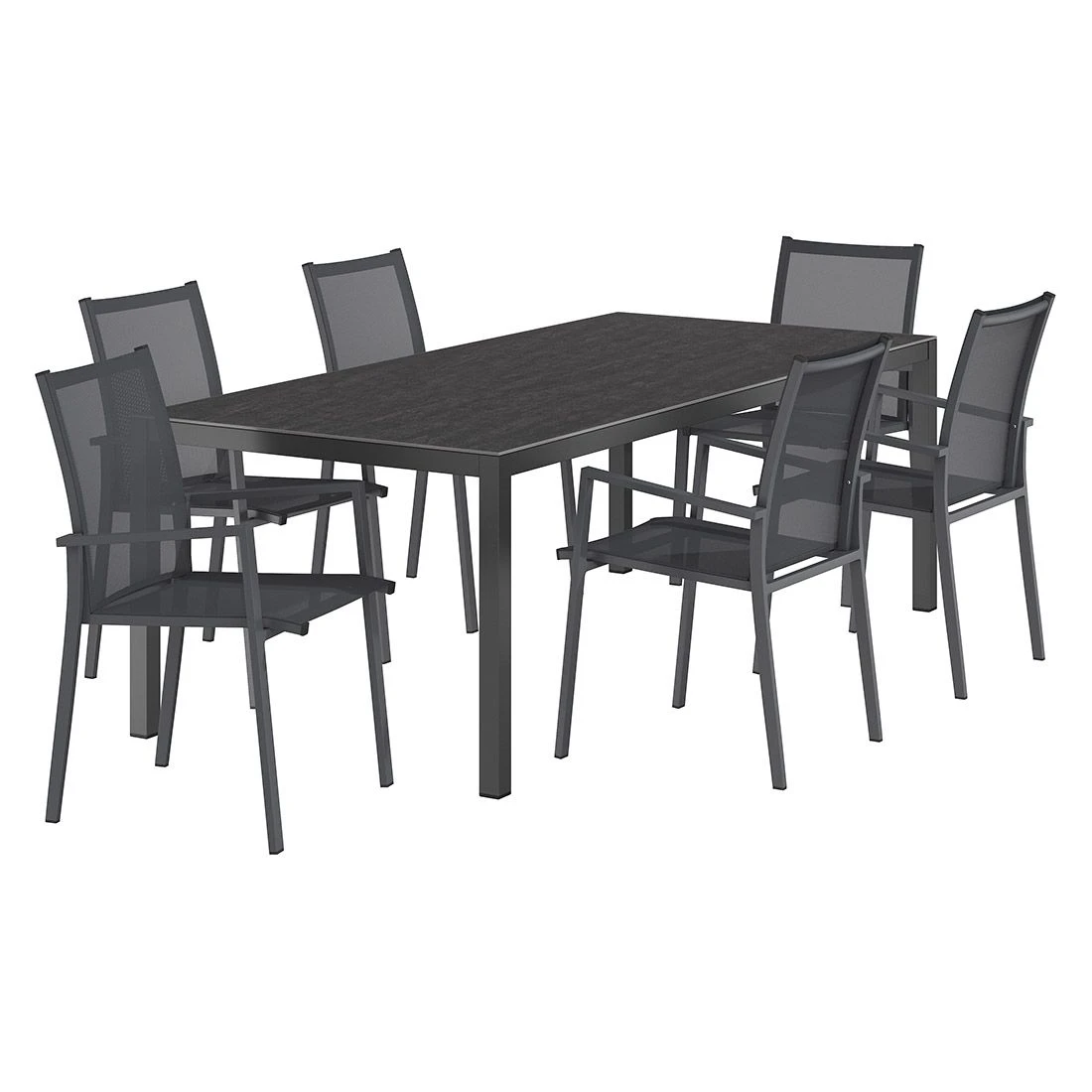 OUTLIV. Kobe Gartenmöbel-Set 7-tlg. Tisch 220x100cm Anthrazit/Bromo OUTLIV. Kobe Gartenmöbel-Set 7-tlg. Tisch 220x100cm Anthrazit/Bromo -Outliv outliv kobe gartenmoebel set 7 tlg tisch 220x100cm 1495002 2