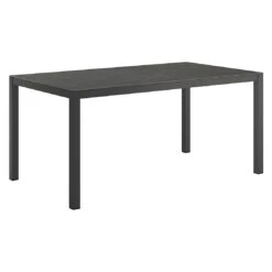 OUTLIV. Kobe Gartenmöbel-Set 7-tlg. Tisch 220x100cm Anthrazit/Dark Grey -Outliv outliv kobe gartenmoebel set 7 tlg tisch 220x100cm 1495013 5