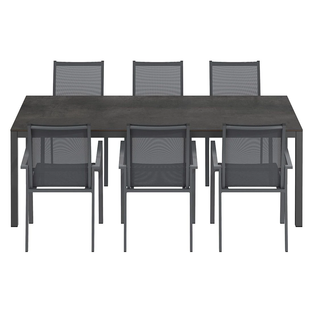 OUTLIV. Kobe Gartenmöbel-Set 7-tlg. Tisch 220x100cm Anthrazit/Zement Dunkel OUTLIV. Kobe Gartenmöbel-Set 7-tlg. Tisch 220x100cm Anthrazit/Zement Dunkel -Outliv outliv kobe gartenmoebel set 7 tlg tisch 220x100cm 1495024 3