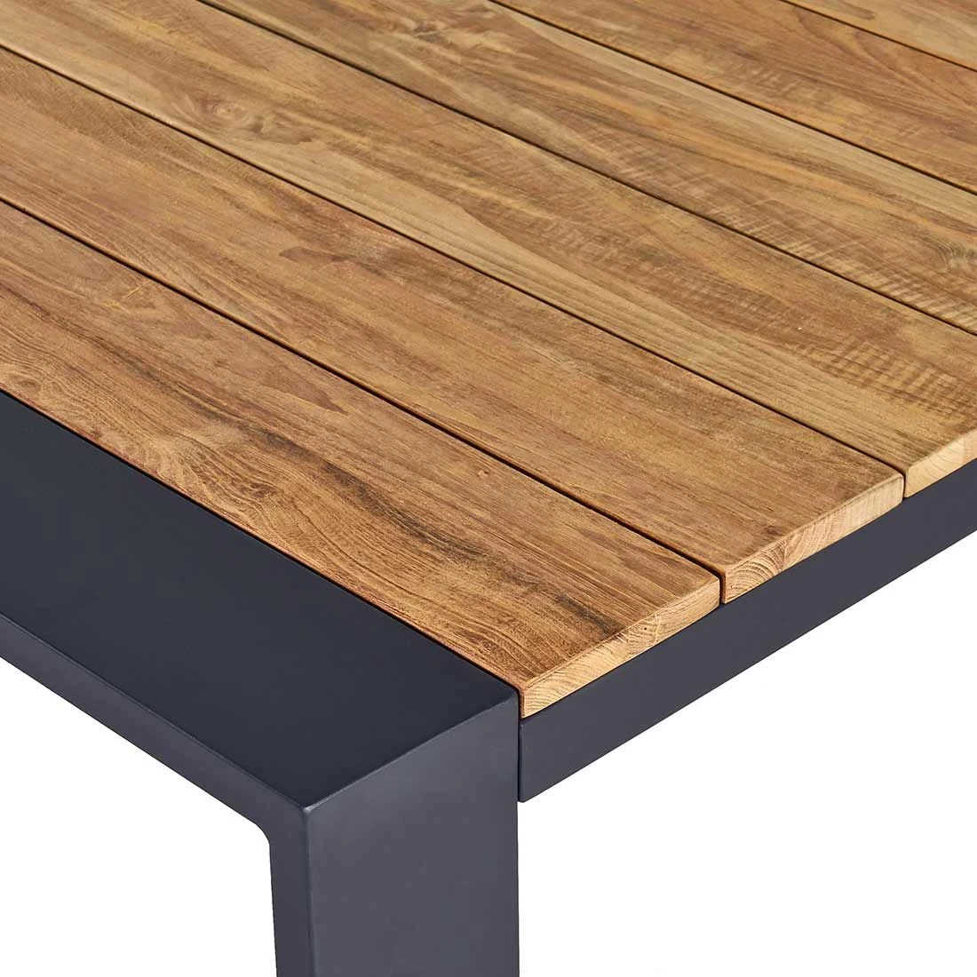 OUTLIV. Konis Gartentisch 200x100cm Aluminium/Teak Recycelt Charcoal/Teak Recycelt OUTLIV. Konis Gartentisch 200x100cm Aluminium/Teak Recycelt Charcoal/Teak Recycelt -Outliv outliv konis gartentisch 200x100cm aluminium teak recycelt 1346612 4