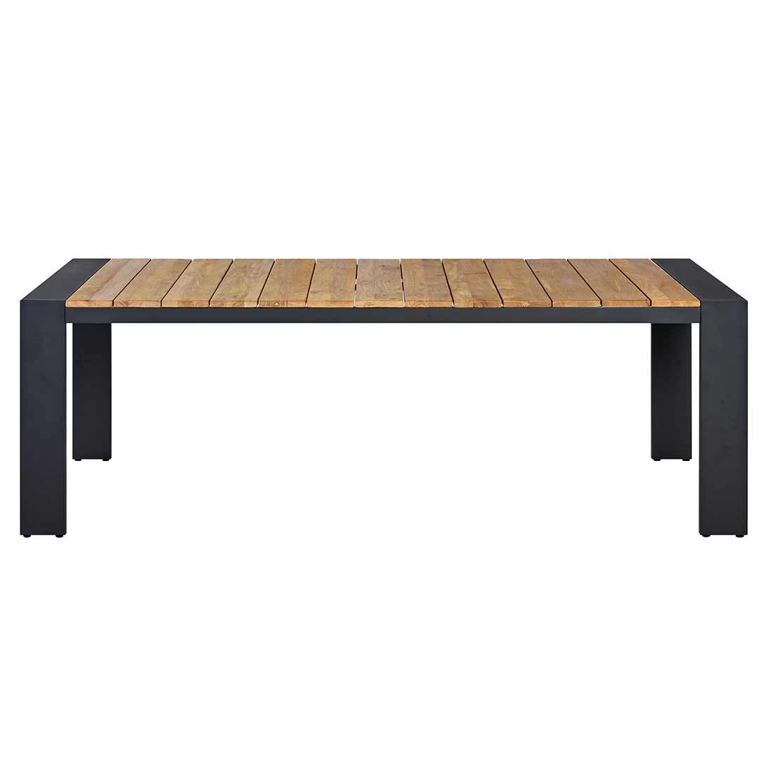 OUTLIV. Konis Gartentisch Aluminium/Teak Recycelt Charcoal/Teak Recycelt OUTLIV. Konis Gartentisch Aluminium/Teak Recycelt Charcoal/Teak Recycelt -Outliv outliv konis gartentisch 220x100cm aluminium teak recycelt 1346634 2