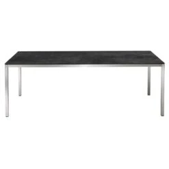 OUTLIV. Kreta Gartentisch 160x100cm Edelstahl/Keramik Silber/Concrete Coal 3 OUTLIV. Kreta Gartentisch 160x100cm Edelstahl/Keramik Silber/Concrete Coal -Outliv outliv kreta gartentisch 160x100cm edelstahl keramik 1379315 2