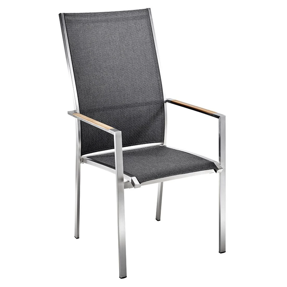 OUTLIV. Kreta Hochlehner Edelstahl/Textilene Silber/Coal OUTLIV. Kreta Hochlehner Edelstahl/Textilene Silber/Coal -Outliv outliv kreta stapelsessel 133 hoch edelstahl rope 1365917 1