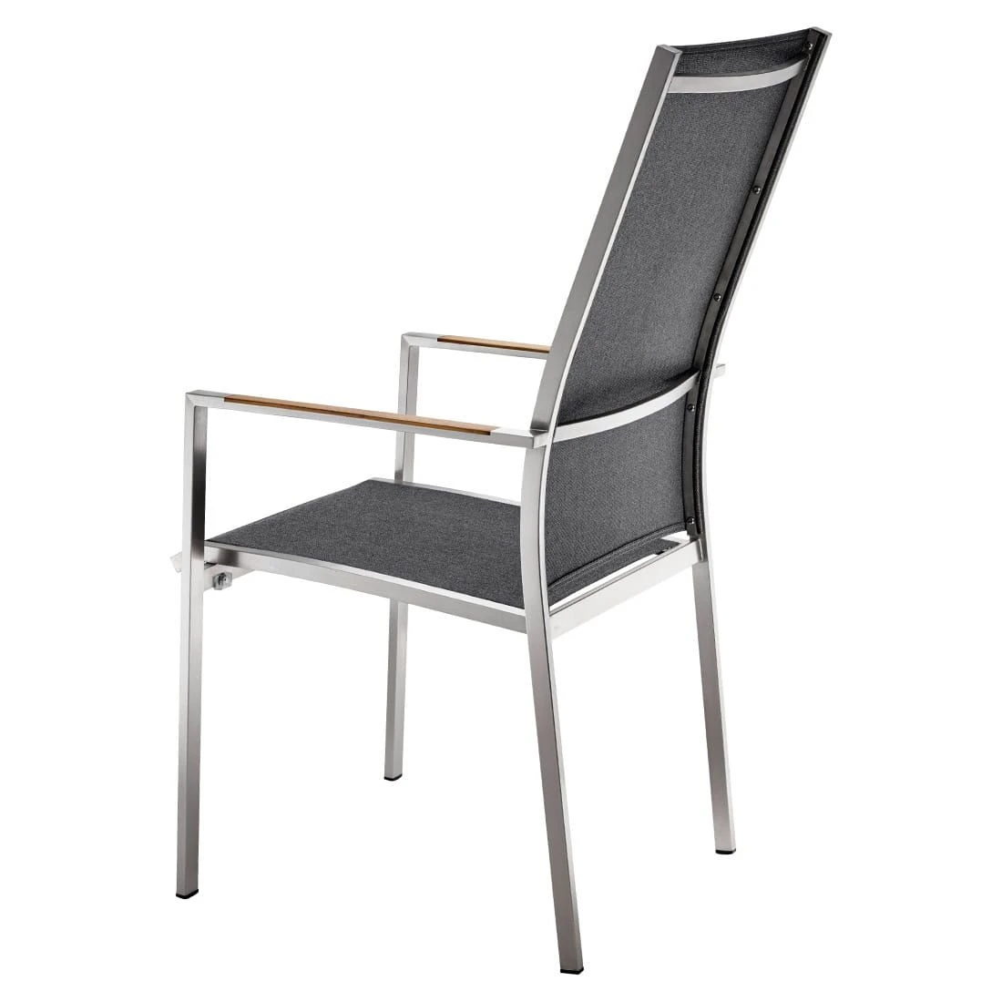 OUTLIV. Kreta Hochlehner Edelstahl/Textilene Silber/Coal OUTLIV. Kreta Hochlehner Edelstahl/Textilene Silber/Coal -Outliv outliv kreta stapelsessel 133 hoch edelstahl rope 1365917 3