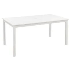 OUTLIV. Landhaus Gartentisch 150x80cm Akazie Weiß