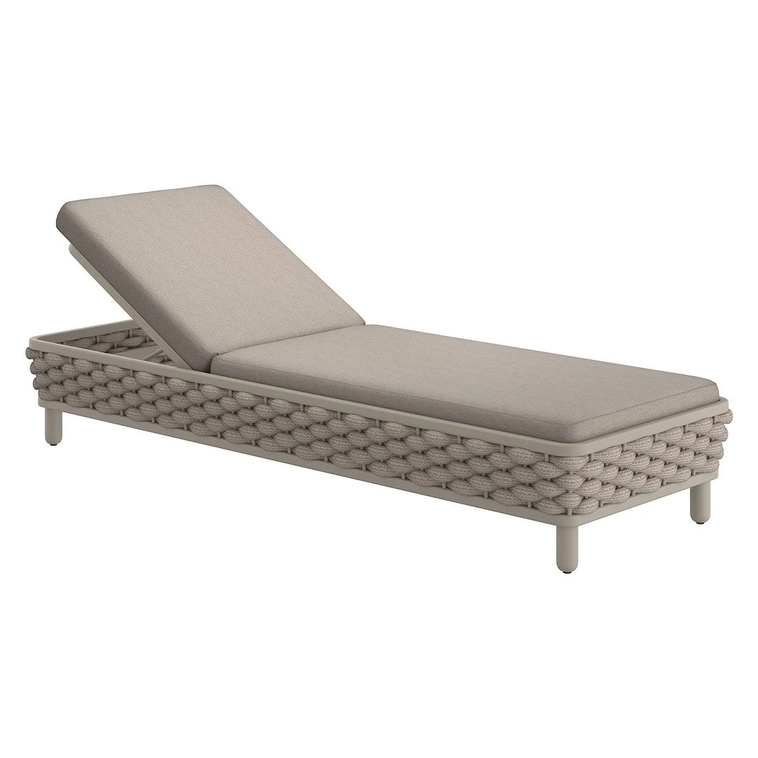OUTLIV. Leon Gartenliege Aluminium/Rope/Olefin Beige OUTLIV. Leon Gartenliege Aluminium/Rope/Olefin Beige -Outliv outliv leon gartenliege aluminium rope polster grau beige 1100729 1