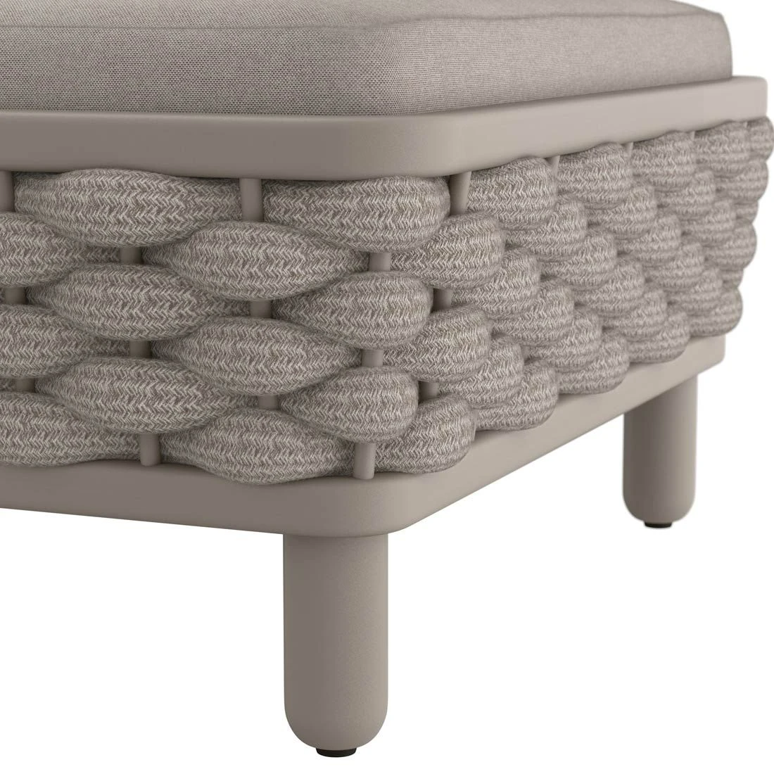 OUTLIV. Leon Gartenliege Aluminium/Rope/Olefin Beige OUTLIV. Leon Gartenliege Aluminium/Rope/Olefin Beige -Outliv outliv leon gartenliege aluminium rope polster grau beige 1100729 10