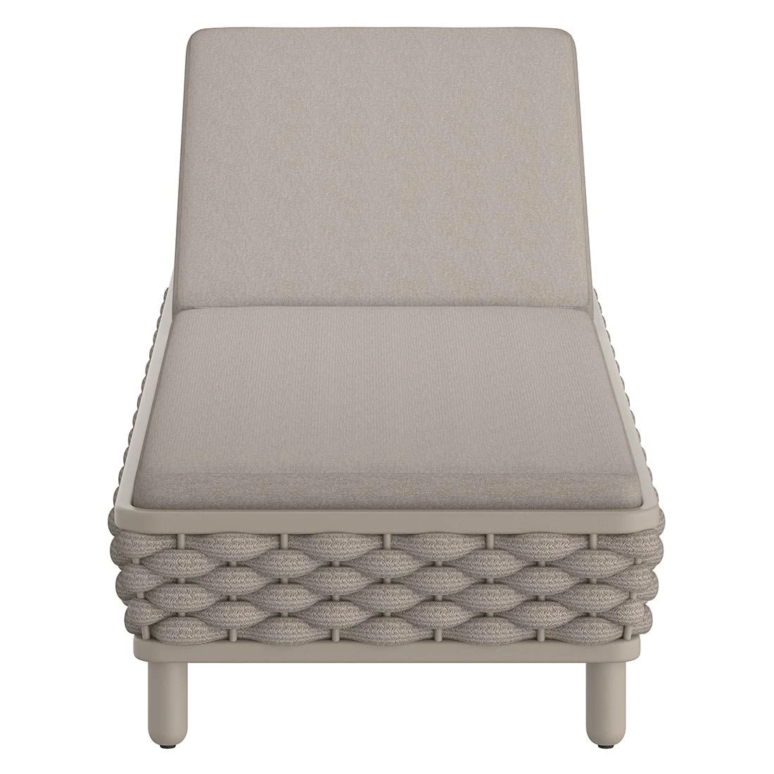 OUTLIV. Leon Gartenliege Aluminium/Rope/Olefin Beige OUTLIV. Leon Gartenliege Aluminium/Rope/Olefin Beige -Outliv outliv leon gartenliege aluminium rope polster grau beige 1100729 4