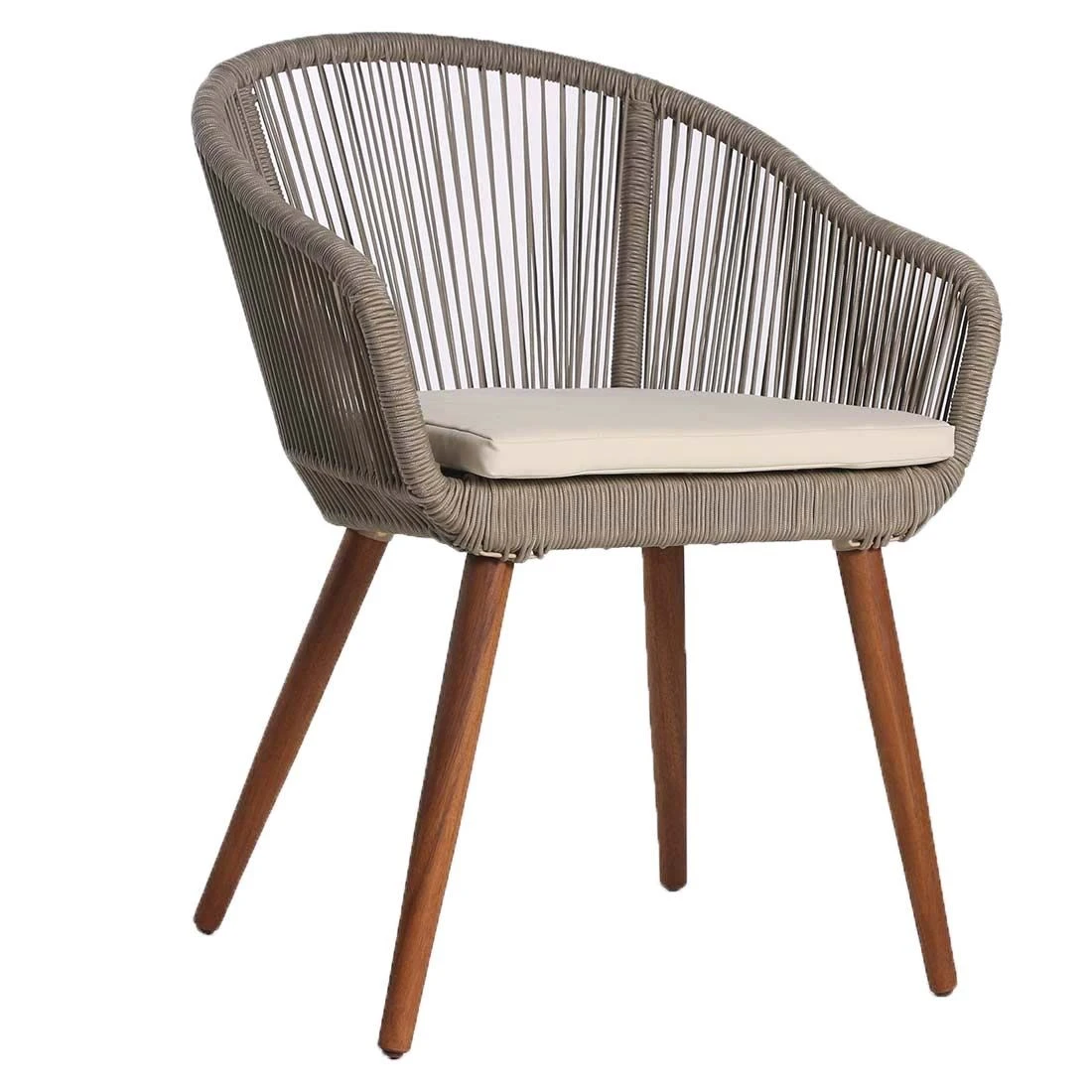 OUTLIV. Lille Gartensessel Akazie/Rope Akazie geölt/Taupe OUTLIV. Lille Gartensessel Akazie/Rope Akazie Geölt/Taupe -Outliv outliv lille diningsessel akazie rope akazie geolt olive 1081083 1