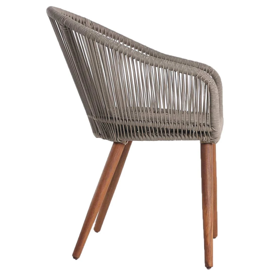 OUTLIV. Lille Gartensessel Akazie/Rope Akazie geölt/Taupe OUTLIV. Lille Gartensessel Akazie/Rope Akazie Geölt/Taupe -Outliv outliv lille diningsessel akazie rope akazie geolt olive 1081083 3