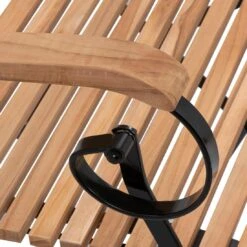 OUTLIV. Lindau Gartenbank 120x59 Cm Stahl/Teak Dunkelgrau -Outliv outliv lindau 2 sitzer bank 120x59 cm stahl teak 1346150 7