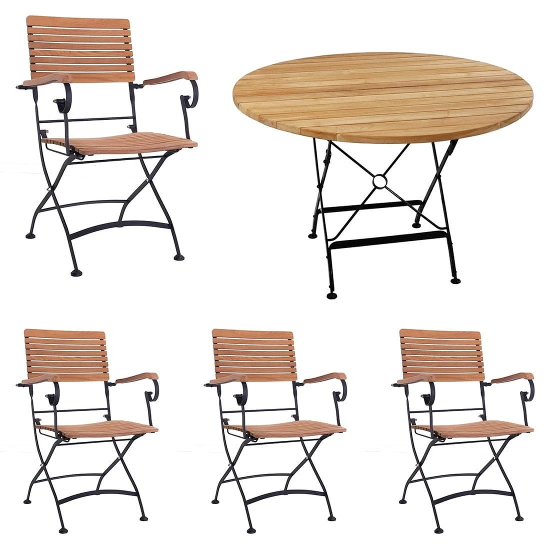 OUTLIV. Lindau Biergartensessel-Set Schwarz/Teak OUTLIV. Lindau Biergartensessel-Set Schwarz/Teak -Outliv outliv lindau biergartensessel set 1440915 1