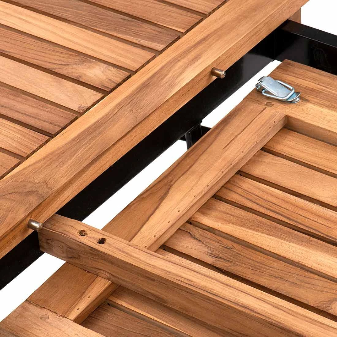 OUTLIV. Lindau Klapptisch 110/150x90x75 cm Stahl/Teak Dunkelgrau OUTLIV. Lindau Klapptisch 110/150x90x75 Cm Stahl/Teak Dunkelgrau -Outliv outliv lindau klapptisch 110 150x90x75 cm stahl teak 1346161 11