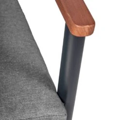 OUTLIV. Lorenzo Stapelstuhl Aluminium/Eukalyptus Anthrazit/Natur -Outliv outliv lorenzo stapelsessel aluminium eukalyptus 1498511 6