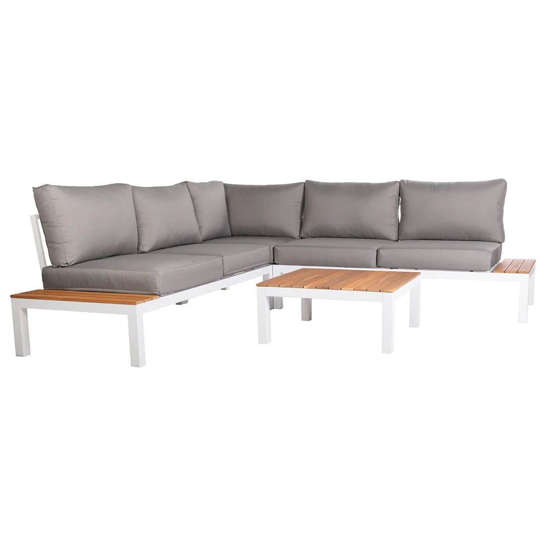 Outliv. Ecklounge Aluminium/Akazie inkl. Polster Teaklook Outliv. Ecklounge Aluminium/Akazie Inkl. Polster Teaklook -Outliv outliv loungeecke aluminium akazie inkl polster 1284385 2