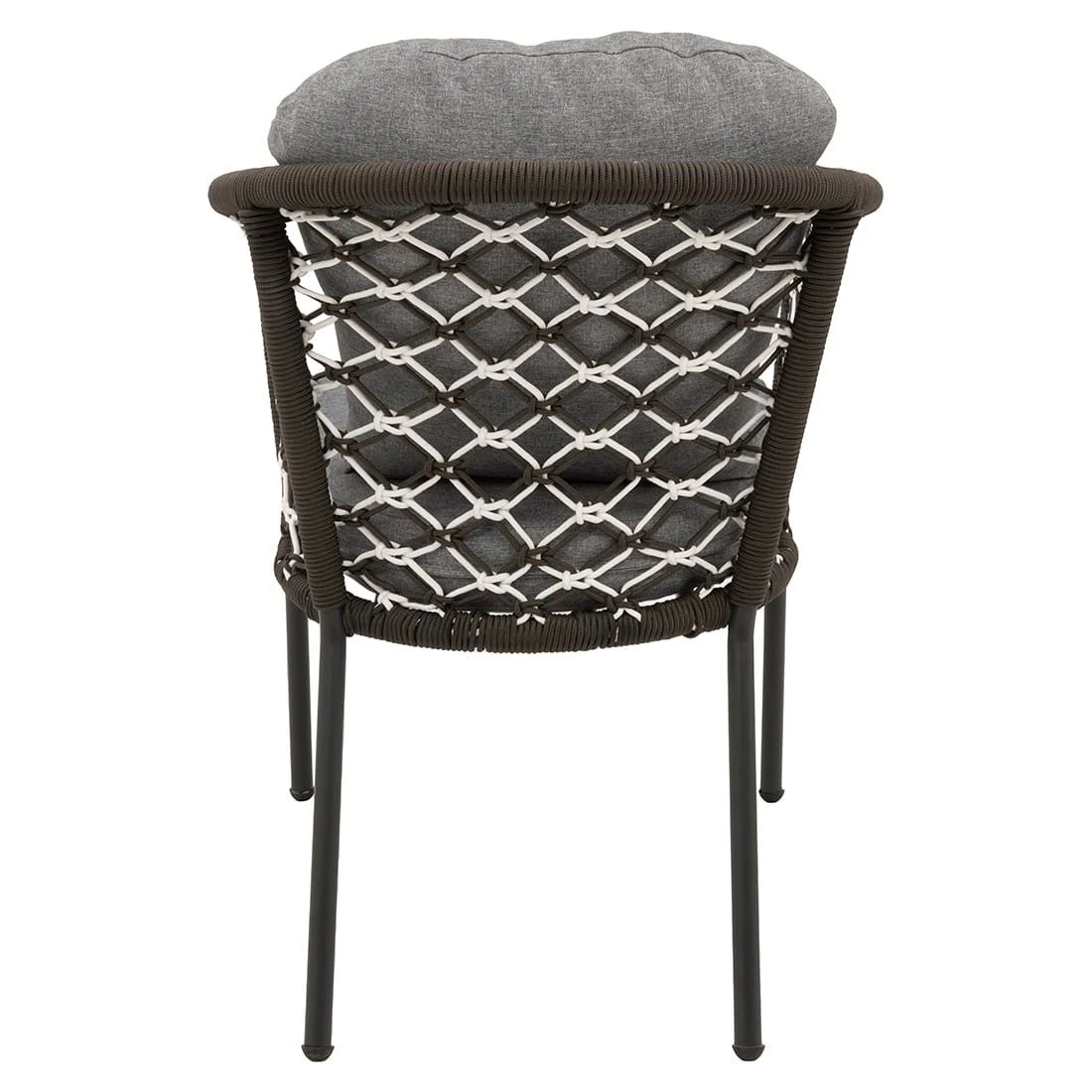 OUTLIV. Mali Gartensessel Aluminium/Rope Anthrazit/Dunkelgrau-Weiß OUTLIV. Mali Gartensessel Aluminium/Rope Anthrazit/Dunkelgrau-Weiß -Outliv outliv mali diningsessel aluminium rope 1353399 4