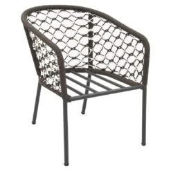 OUTLIV. Mali Gartensessel Aluminium/Rope Anthrazit/Dunkelgrau-Weiß 4 OUTLIV. Mali Gartensessel Aluminium/Rope Anthrazit/Dunkelgrau-Weiß -Outliv outliv mali diningsessel aluminium rope 1353399 5