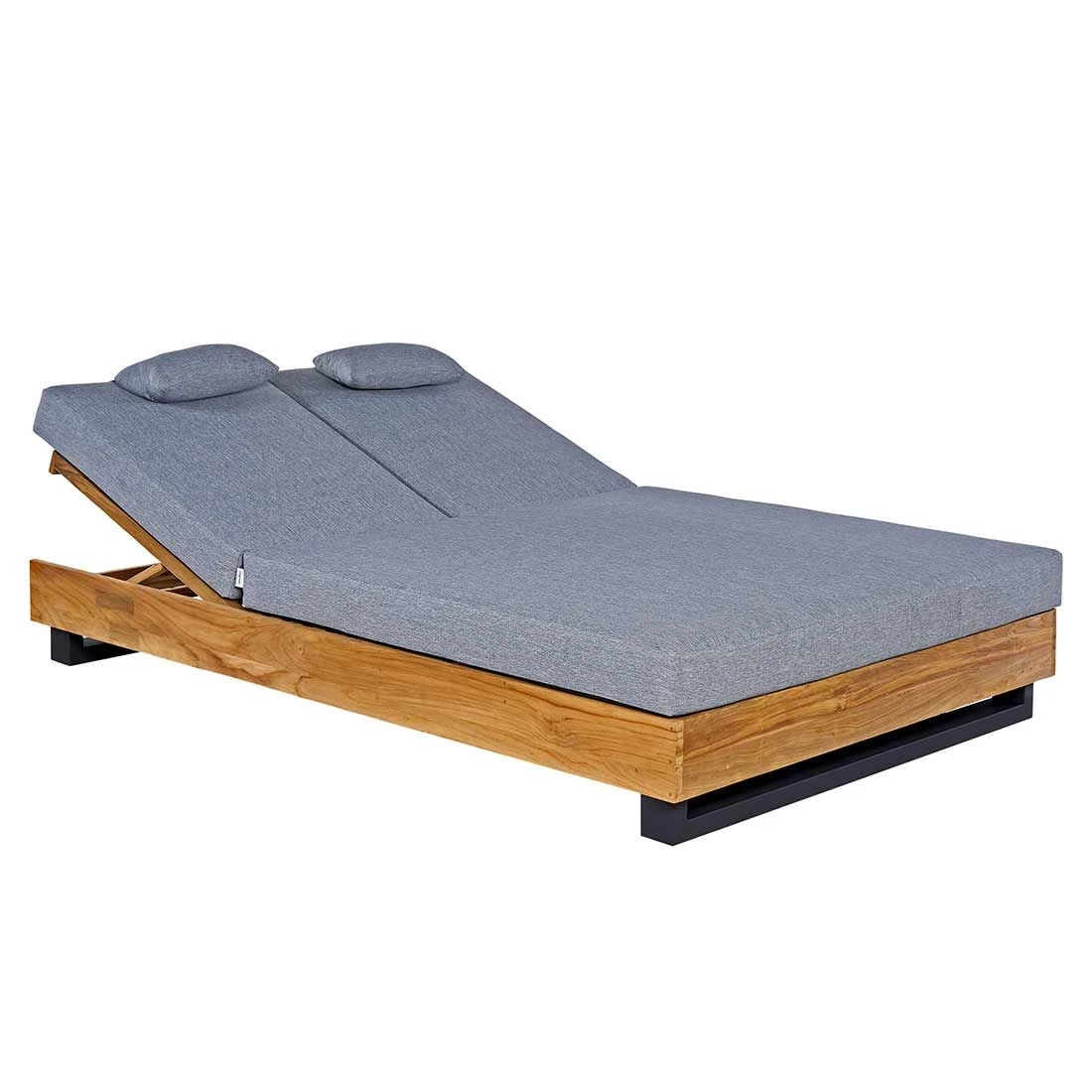 OUTLIV. Madrid Doppelliege Teak Recycelt/Olefin Teak Recycelt/Grau OUTLIV. Madrid Doppelliege Teak Recycelt/Olefin Teak Recycelt/Grau -Outliv outliv marando doppelliege teak recycelt polster 1346799 1