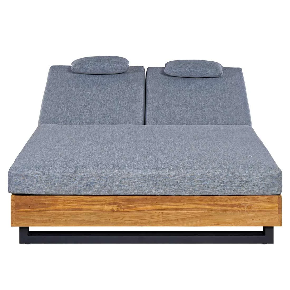 OUTLIV. Madrid Doppelliege Teak Recycelt/Olefin Teak Recycelt/Grau OUTLIV. Madrid Doppelliege Teak Recycelt/Olefin Teak Recycelt/Grau -Outliv outliv marando doppelliege teak recycelt polster 1346799 3