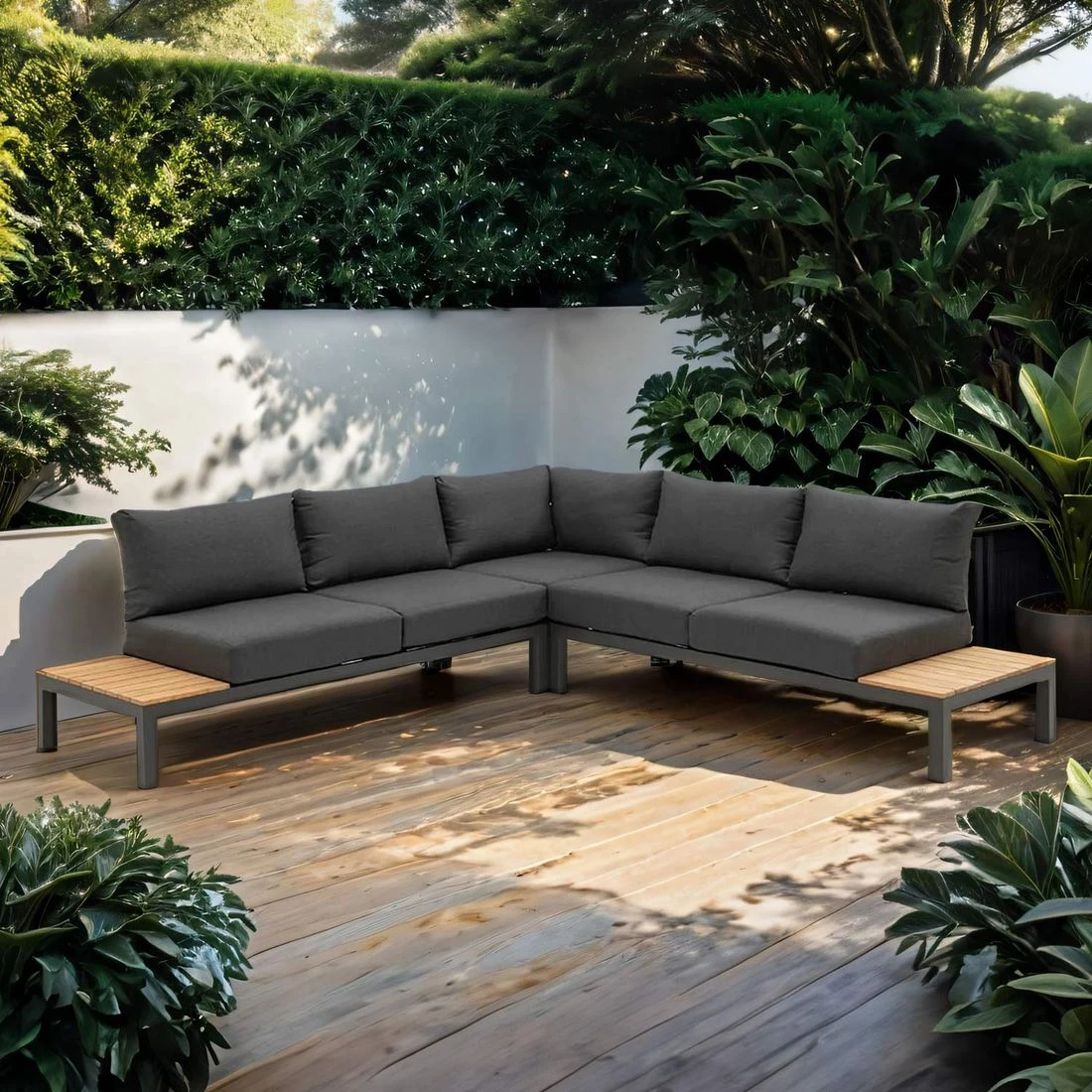 OUTLIV. Merida Ecklounge Aluminium/Polyester Anthrazit OUTLIV. Merida Ecklounge Aluminium/Polyester Anthrazit -Outliv outliv merida loungeecke aluminium polster anthrazit 1244675 1