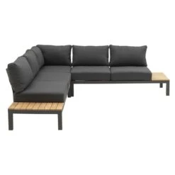 OUTLIV. Merida Ecklounge Aluminium/Polyester Anthrazit 3 OUTLIV. Merida Ecklounge Aluminium/Polyester Anthrazit -Outliv outliv merida loungeecke aluminium polster anthrazit 1244675 4