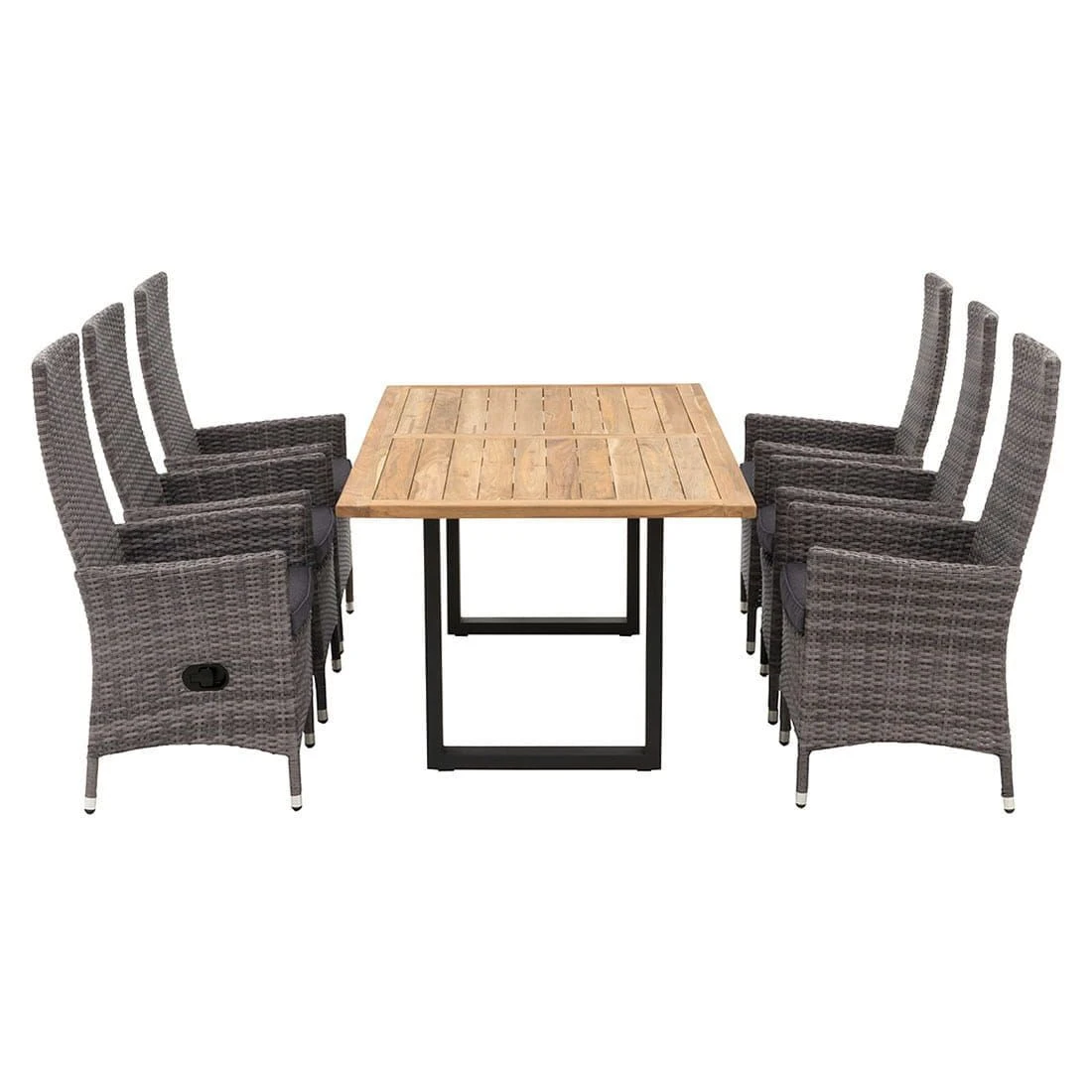 OUTLIV. Mexico Gartenmöbelset 7-tlg. mit Tisch 200x100cm Grau/Schwarz OUTLIV. Mexico Gartenmöbelset 7-tlg. Mit Tisch 200x100cm Grau/Schwarz -Outliv outliv mexico gartenmoebelset 7 tlg mit tisch 200x100cm 1408828 2